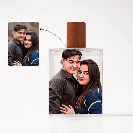 Real Portrait Personalized Bottle & Perfume For Men