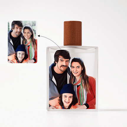 Real Portrait Personalized Bottle & Perfume For Men