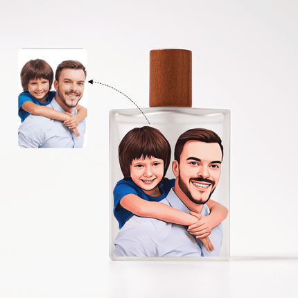 Real Portrait Personalized Bottle & Perfume For Men