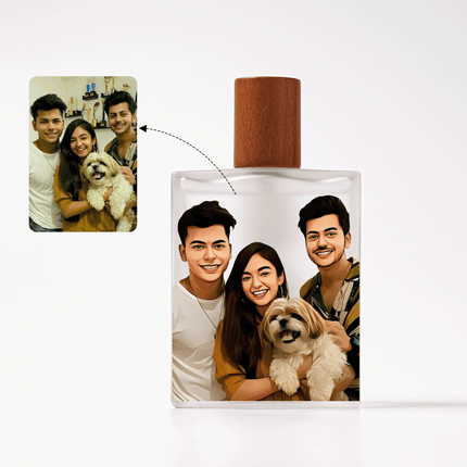 Real Portrait Personalized Bottle & Perfume For Woman