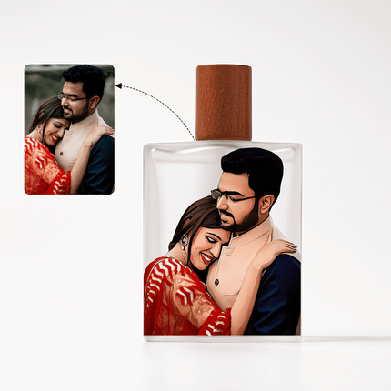 Real Portrait Personalized Bottle & Perfume For Men