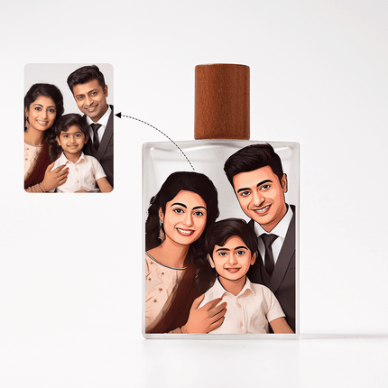 Real Portrait Personalized Bottle & Perfume For Men