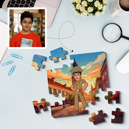 Little Singham Superhero Puzzle