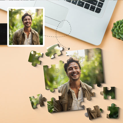 Personalised Puzzle Photo Frame