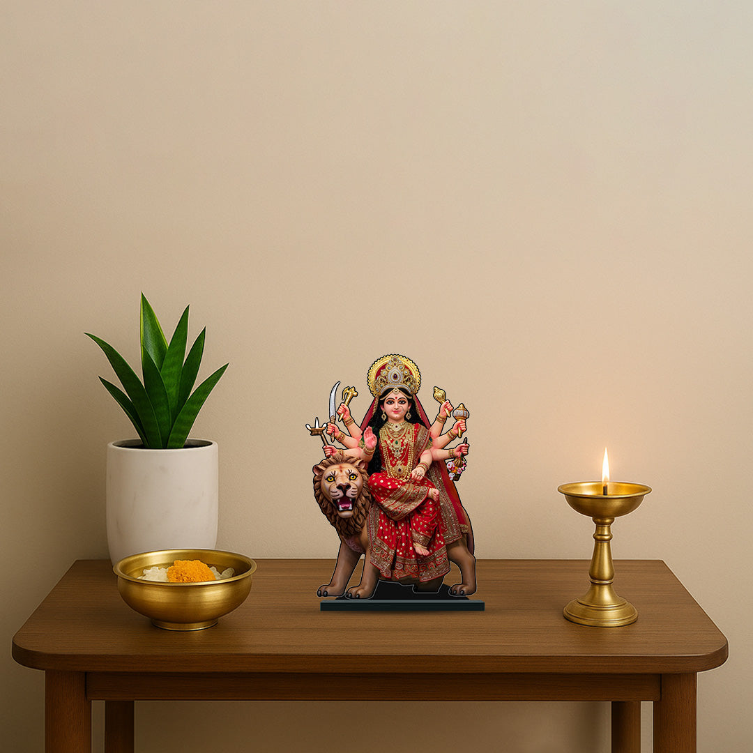 Lord Durga 2D Miniature